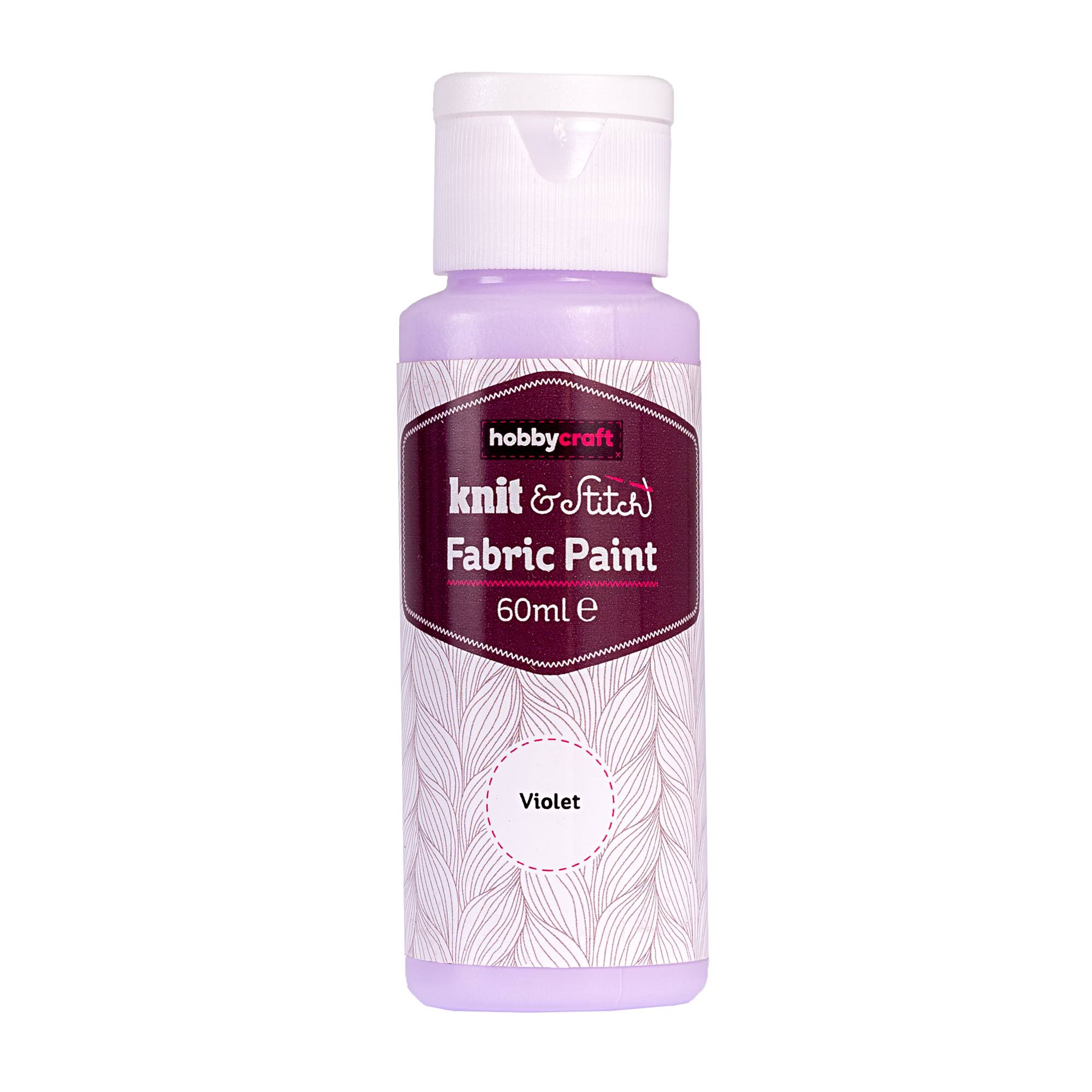Violet Fabric Paint 60ml Hobbycraft